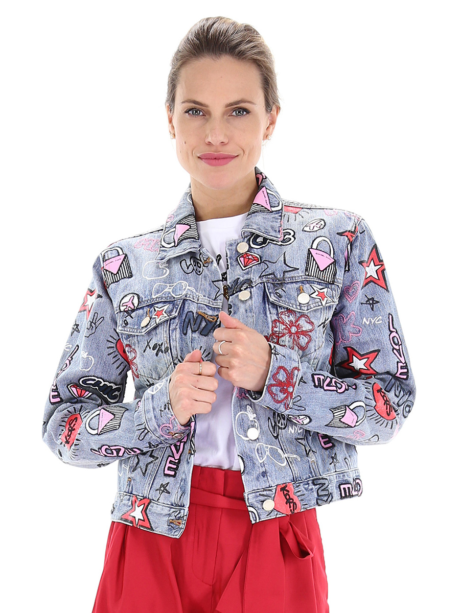 michael kors graffiti jacket