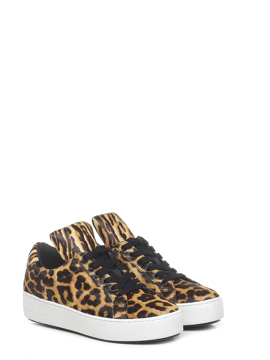 Michael kors discount leopard tennis shoes