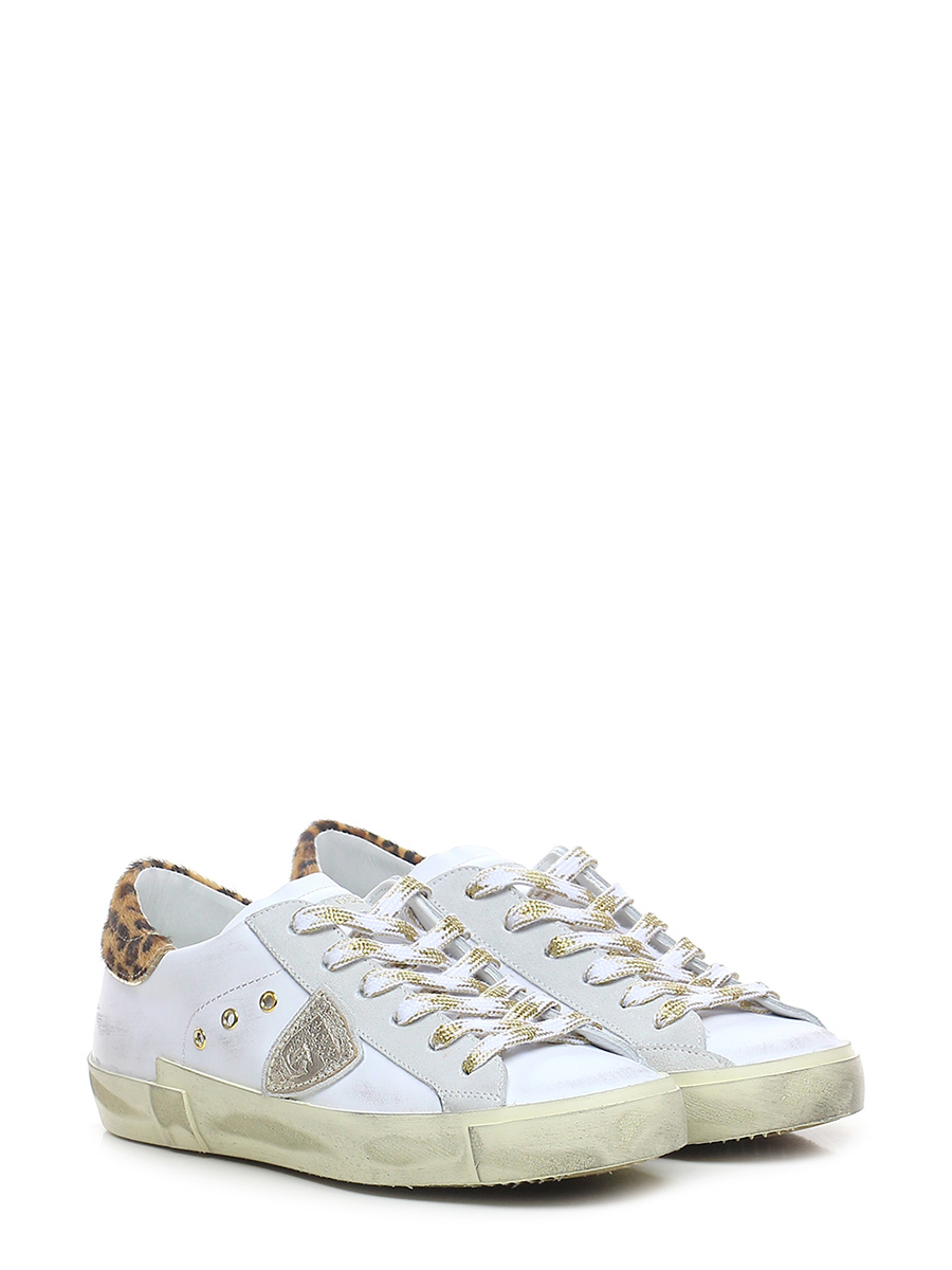 Sneaker prsx White/leopard Philippe Model Paris - Le Follie Shop