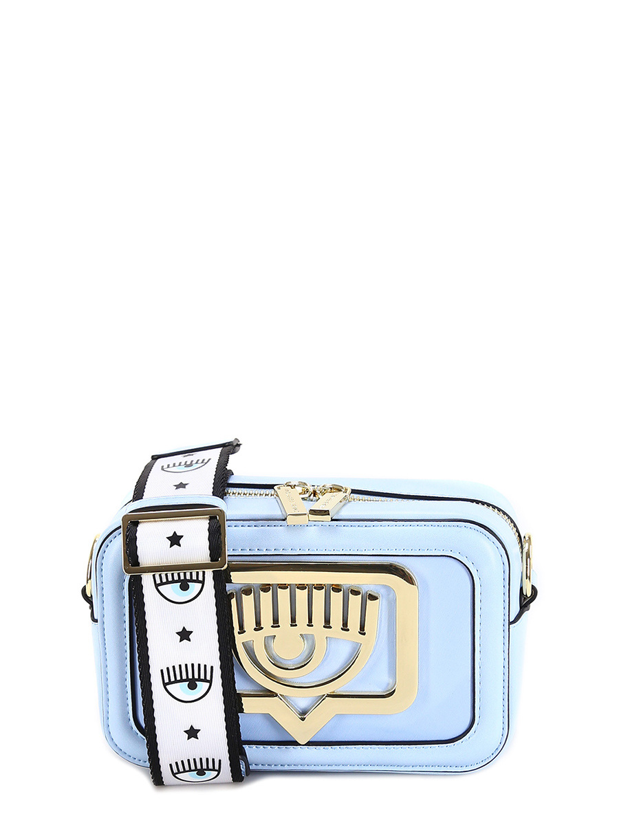 Clutch bag Chiara Ferragni Blue in Synthetic - 31272200