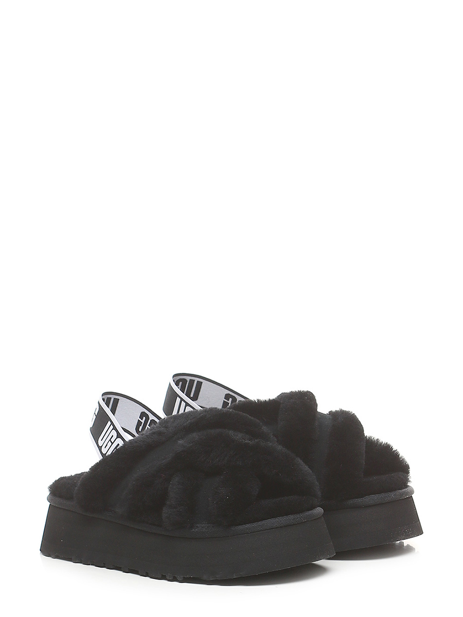 Ugg black online wedges