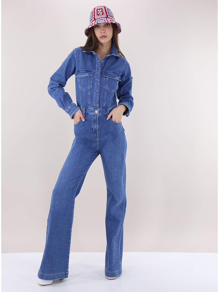 Outlets 7 For All Mankind Womens Small Delphi Beach Blue Crop Denim Overalls $299