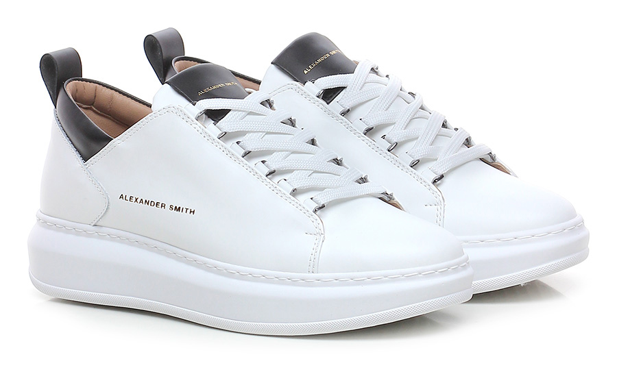 Sneaker White black Alexander Smith Le Follie Shop