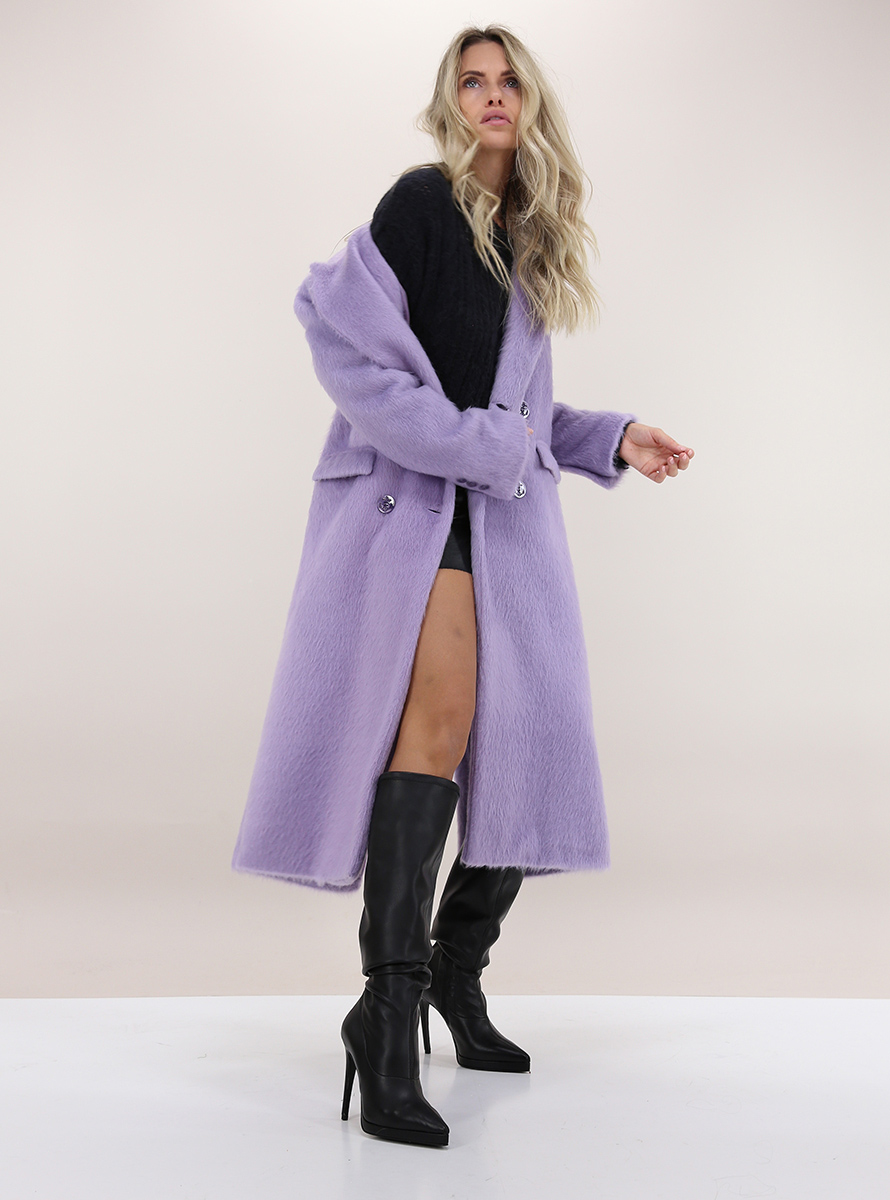 Coat Lilac Aniye By Le Follie Shop