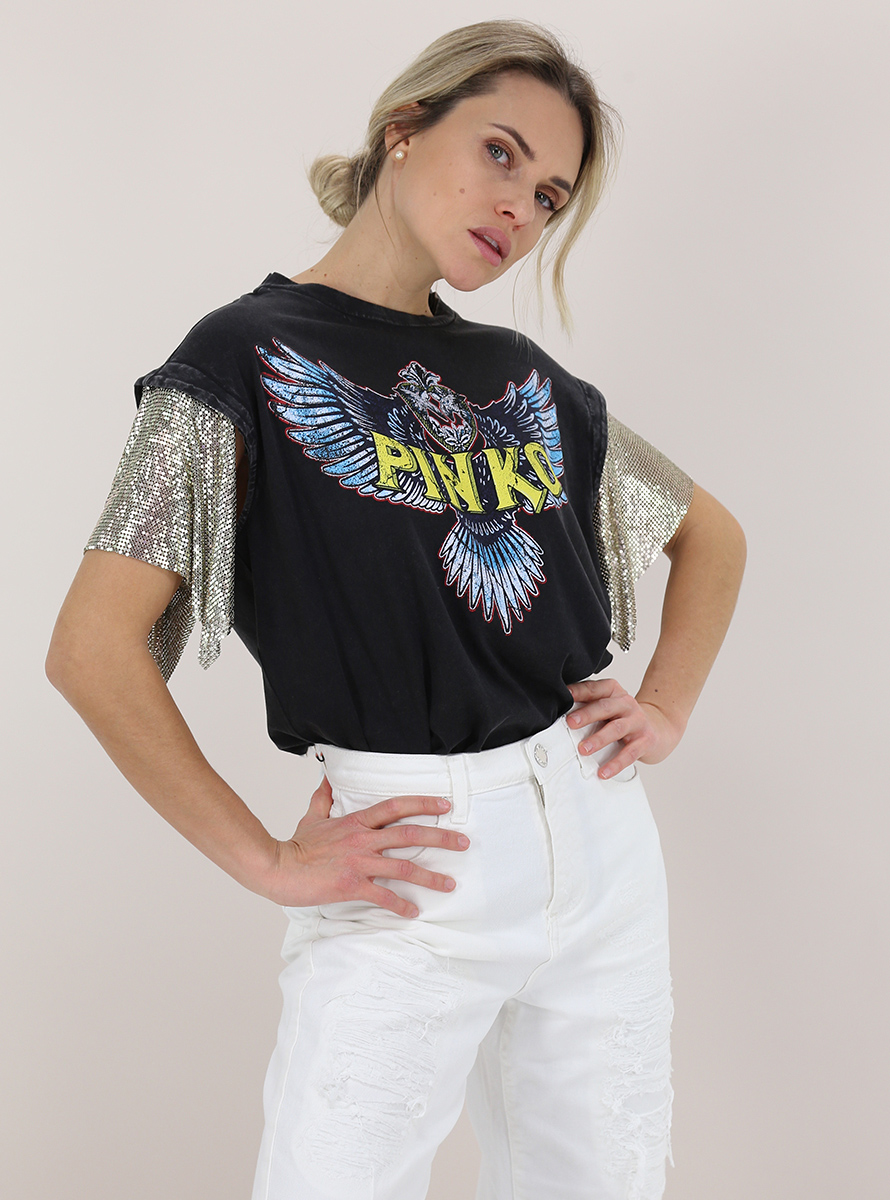 T-shirt Grey Pinko - Le Follie Shop