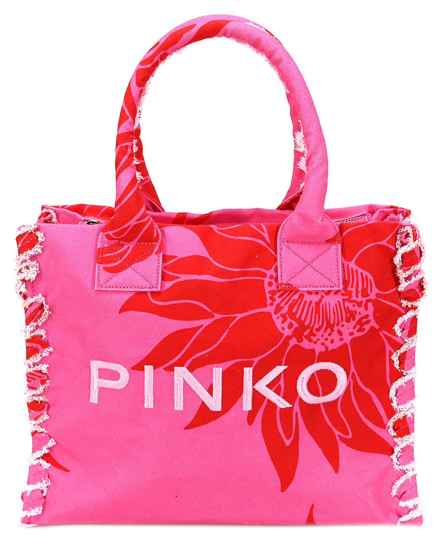 Pinko Love Mini Puff Logo Plaque Shoulder Bag In Beige | ModeSens
