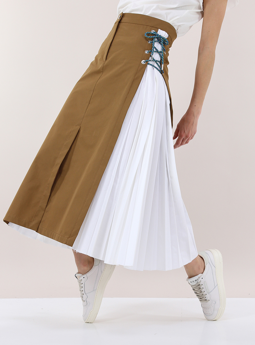 Skirt Brown Beatrice B Le Follie Shop