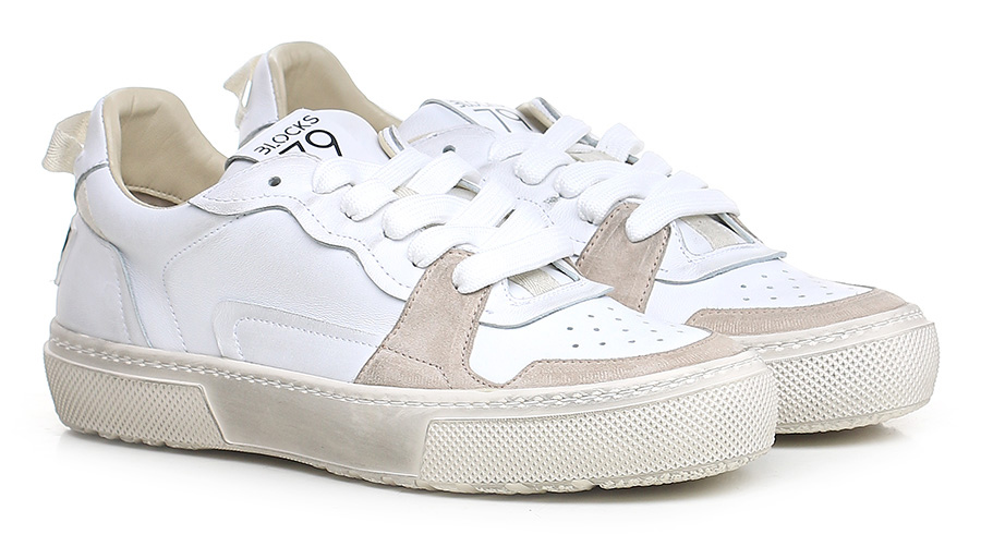 Sneaker Bianco Blocks 79 Le Follie Shop