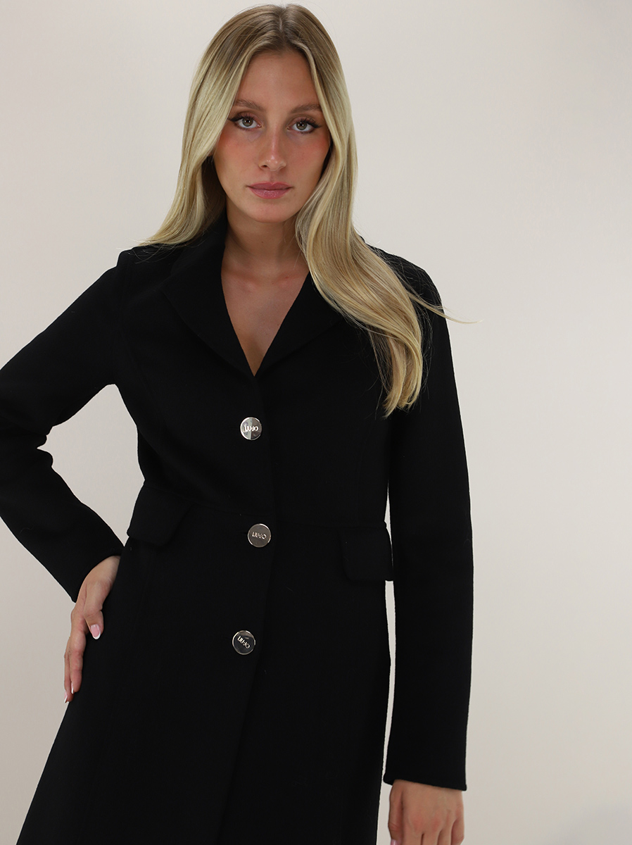 Cappotto Nero Liu.jo - Le Follie Shop