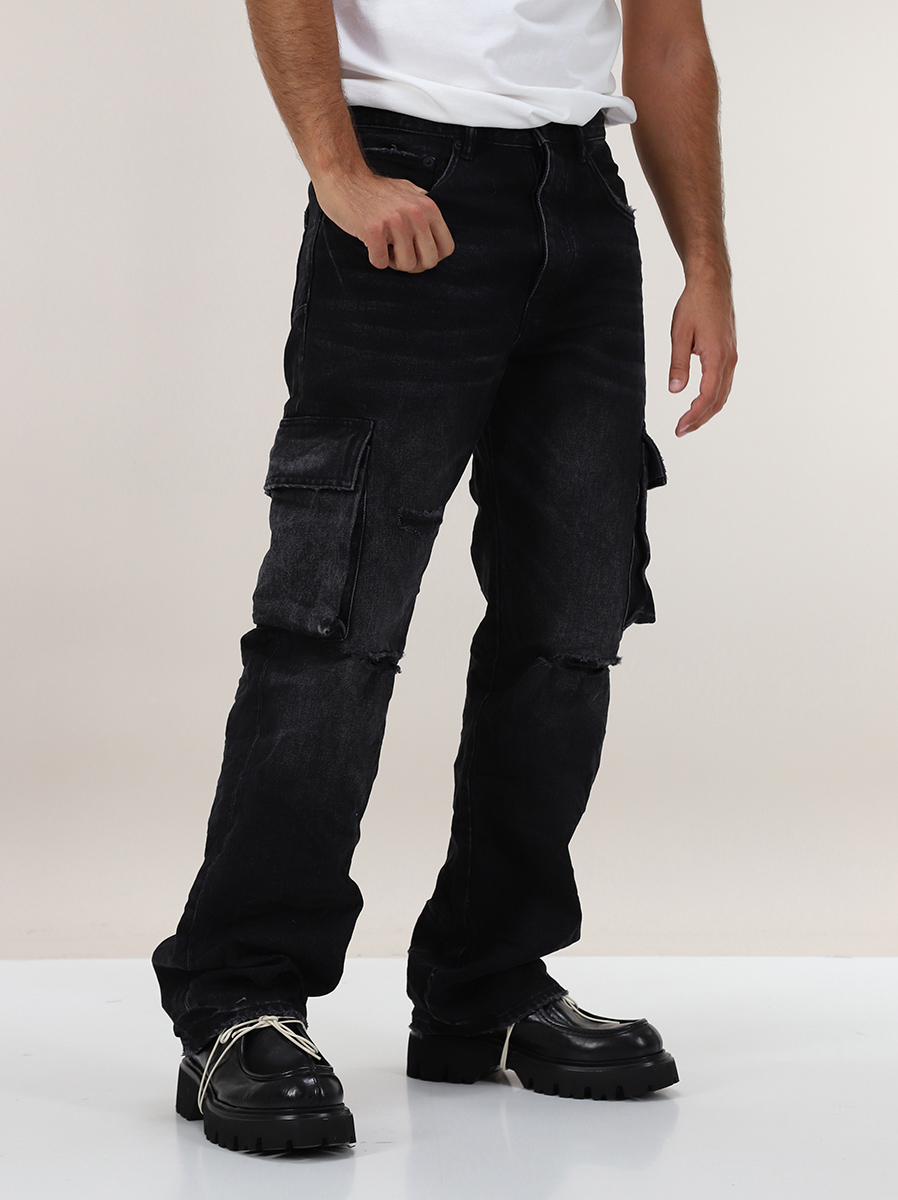 Jeans Black Purple Brand - Le Follie Shop