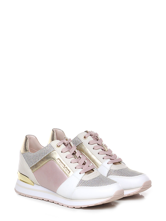 Womens Pink Michael Kors Theo Trainers  Soletrader