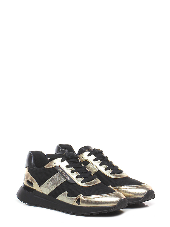 michael kors black and gold sneakers