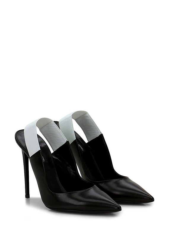 High-heeled shoe Black\\white Philippe 