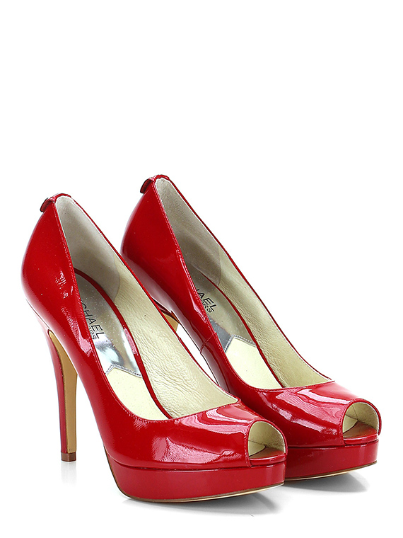 red michael kors shoes